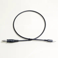 U-174/U male to 3.5mm male adaptor for Stilo Headset connecto to cardo freecom2 mobile phone Apple iPhone
