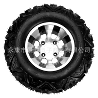 ATV Go-Kart Accessories Four-Wheel Beach 23X7-10 22X 10-10inch Thickened A-Frame Tire Aluminum Wheel