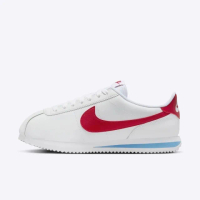 【NIKE 耐吉】W Cortez 女 休閒鞋 運動 經典 復古 阿甘鞋 皮革 穿搭 白藍紅(DN1791-108)