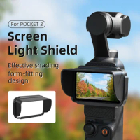Lens Sun Hood Anti-Glare Camera Protector Hood Quick Release Camera Sun Shade Compatible For OSMO Pocket 3 Camera