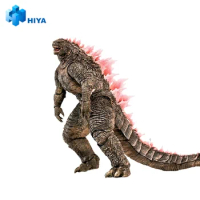 HIYA Godzilla Vs Kong: The New Empire Godzilla Evolved Ver Pink Back 18cm Anime Action Figure Toy Gift Model Collection Hobby