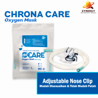 Chrona Care Oxygen Mask With Tubing I Selang Oksigen Medis Premium & Original