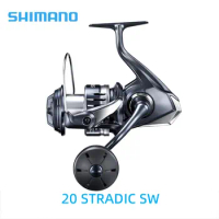 2020 SHIMANO STRADIC SW Spinning Fishing Reels 4000 5000 6000 8000 10000 6+1BB Waterproof HAGANE Body Saltwater Reels Fishing