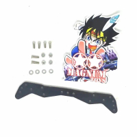 rep tamiya frp wide front plate / bemper depan wide fiber