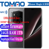 Honor Magic 6 RSR 5G Mobile Phone Snapdragon 8 Gen 3 Octa core 6.8" 5600mAh 80W wired 66W wireless 108MP Rear Three Camera NFC