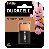 DURACELL 金頂 鹼性 9V 電池 10顆入 /盒