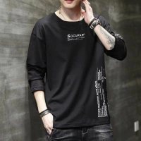 Men's Top T-shirt Cheap T-shirt Suitable for Construction Work Thin Long Sleeved Shirt Japanese Styl