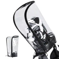 Golf Bag Cover Hood Universal Golf Bag Cover Colorful Transparent Head Cover Waterproof Golf Club Bag Accessories For Men Women