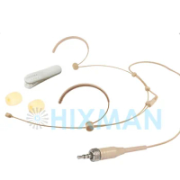 HIXMAN 4019-NL Omnidirectional Headset Headworn condenser Microphone For Saramonic UwMic Series Nady Azden Senal Boya Wireless