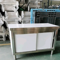 Good supplier stainless steel table cabinet commercial kitchen cabinets