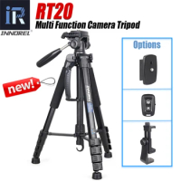 INNOREL RT20 5-Section Aluminum Alloy Tripod Lightweight Travel Professional Stand for DSLR Cellphone Canon Nikon Sony DV Video