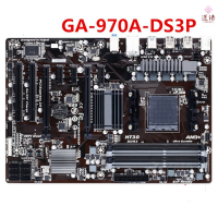 ซ็อกเก็ต AM3 + สำหรับ Gigabyte GA-970A-DS3P เมนบอร์ด32GB DDR3 ATX 970เมนบอร์ด100 ทดสอบทำงานอย่างเต็มที่