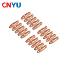 24KD 0.8/1.0/1.2/1.6mm M6*28mm Copper Contact Tips Welding Nozzles for 24KD MIG/MAG Welding Torch Tip M6 For Gas Nozzle