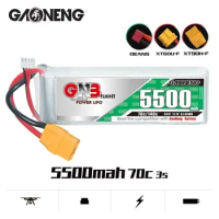 GNB 11.1V 5500mAh Lipo Battery For UAV RC Helicopter FPV Car Boat Airplane Tank Parts 3S 11.1V With XT60 XT90 T Plug