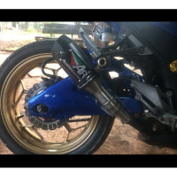 Knalpot ninja 250fi ninja 250 ninja Rr mono R25 MT25 Cbr250rr Cbr 150r slip on Austin Racing