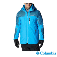 Columbia 哥倫比亞 男款 - Omni-Tech極暖蓄熱防水連帽外套-藍色 UWE78070BL / FW22
