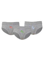 กางเกงในเด็กผู้ชาย JOCKEY KIDS แบบ BRIEFS สีเทา (แพ็ค3)