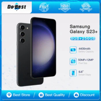 Original Samsung Galaxy S23 Plus S916U1 5G Mobile Phone S23+ NFC 6.6" 8GB RAM 256GB ROM Snapdragon 8 Gen 2 Octa Core SmartPhone