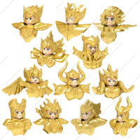 2023 Gold Saint Seiya Classic Comics Mu Twelve Constellation Mini Action Figure Bricks Building Blocks Set Model Kids Toys Gifts