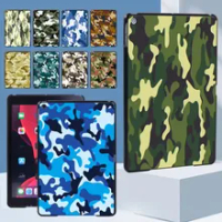 Tablet Case for Apple IPad Air 1/2/3/4/5/IPad 2/3/4/IPad 5th 6th 7th 8th 9th/Mini 1/2/3/4/5/Pro 11/Pro 10.5/9.7 Camouflage Print
