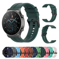 Silicone Bracelet Watchband For Honor Watch GS Pro /Magic watch 2 Smart Watch strap For Huawei Watch GT3/GT2/GT 2 pro correa