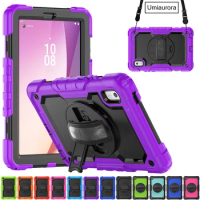 For Lenovo Tab M9 9.0 inch TB-310FU TB-310XU Tablet Case Kids Kickstand Cover Rotation Hand Shoulder Strap Stand Shockpoof Cover