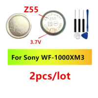 2pcs/lot For ZeniPower Z55 1254 CP1254 Battery 3.7V For Sony WI-SP600N WF-SP700N WF-SP900 WF-1000XM3 WF-1000X Headset