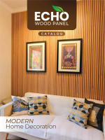 Wall Panel 3D Motif Kayu / Kisi Kisi Wallpanel / Panel Dinding PVC