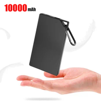 TNTOR Ultra-thin mini 8mm power bank 10000mAh 5v 2A fast charging power bank outdoor battery for iPhone 14 13 12 pro Xiaomi