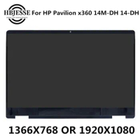 Original 14.0" FHD LCD Display Touch Screen Assembly For HP Pavilion x360 14M-DH0003DX 14-DH0008CA For HP Pavilion 14-dh