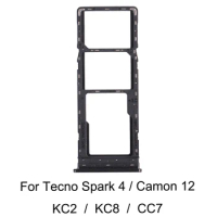 SIM Card Tray + SIM Card Tray + Micro SD Card Tray for Tecno Spark 4 / Tecno Spark 5 Pro / Tecno Spark 5 Air / Tecno Spark 6 Air