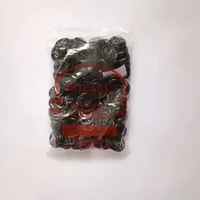 Kancing Polaris 2,5 CM Kancing Polaris Plastik untuk Baju, Konektor, kancing jas Hitam