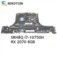 NOKOTION 5B20S44497 FLY00 LA-J561P For Lenovo Legion C7-15IMH05 7-15IMHG05 PC Motherboard RTX2070 8GB+SRH8Q I7-10750H CPU