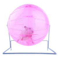 Hamster Ball Running Sports Exercise Small Pets Cage Accessories Hanging Rack Transparent Jogging Hamsters Wheel Guinea Pig Toys