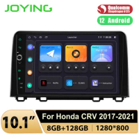 JOYING 10.1 Inch 8G 128G Android 12 Car Radio Audio System Multimedia Carplay For Honda CRV CR-V 2017-2021 Plug and Play