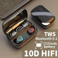 Headset Earphone TWS M10 Bluetooth V5.1 Wireless Gaming Digital A11