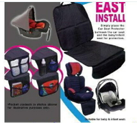 車兒童安全座椅保護墊 車用寶寶座椅防滑墊 防磨墊 通用座墊 (1C2-4)