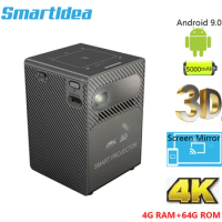 Smartldea HD Mini Portable Smart Projector Android WIFI TV Video Pico LED DLP 3D projector Full HD Mobile Smartphone 4K Cinema