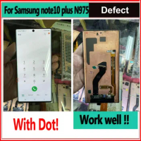 Defect For Samsung note10 plus N975 N975F LCD Display Touch Screen Digitizer Assembly note10 plus With Dot