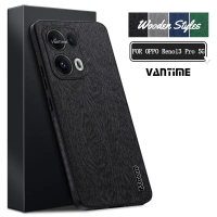 เคส OPPO Reno13 Pro 5G, Vantime, ลายเนื้อไม้, เคสแข็ง, ฝาหลังกันกระแทก