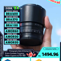 【 Do Brasil 】 Viltrox AF 56mm F1.4 APS-C Mirrorless Camera Portrait Lens for Sony ZVE10 FX30 A6400 A6700 Fujfiilm Nikon 56 1.4