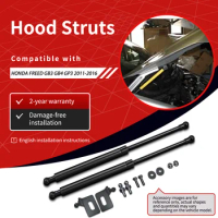 SEMTAY Hood Struts Compatible with HONDA FREED GB3 GB4 GP3 2011-2016 Bonnet Lift Support spring Shoc