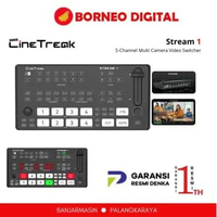 CINETREAK STREAM 1 Video Switcher (4 HDMI + AUX) 5-Channel Multi-Camera Live Streaming HDMI Video Sw