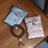可批發~可開發票織錦緞刺繡文玩收納布袋子手鐲首飾珠寶包裝紐扣袋飾品項鏈布包