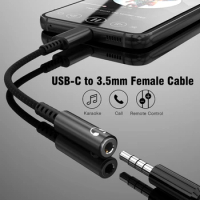 Usb-c Male To 3.5mm Female Audio Cable Adapter Type-c Male To Trrs 3.5 Female Audio Cable Connector Adaptor Type C To 3.5 Wire