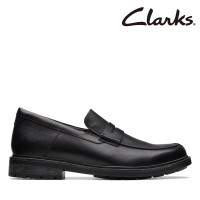 Clarks 男鞋 Un Shire Step 寬楦透氣緩震舒適樂福鞋 便鞋(CLM74654D)