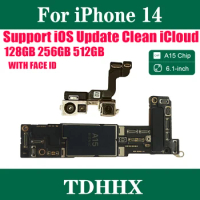128GB 256GB Plate For iPhone 14 Motherboard With Face ID Unlocked Support Update LTE 5G Logic Board Full Chip Tested