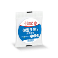 四維 鹿頭牌 薄型手撕雙面膠帶 6mm X 15Y /捲 DSSLM（原型號DFS3）