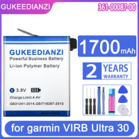 GUKEEDIANZI Replacement Battery 361-00087-00 1700mAh for garmin VIRB Ultra 30 ultra30