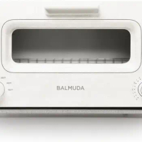 BALMUDA Toaster Steam Oven| 5 cooking modes, compact design Baking pan K01M-WS White US version